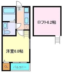 台原駅 徒歩9分 2階の物件間取画像